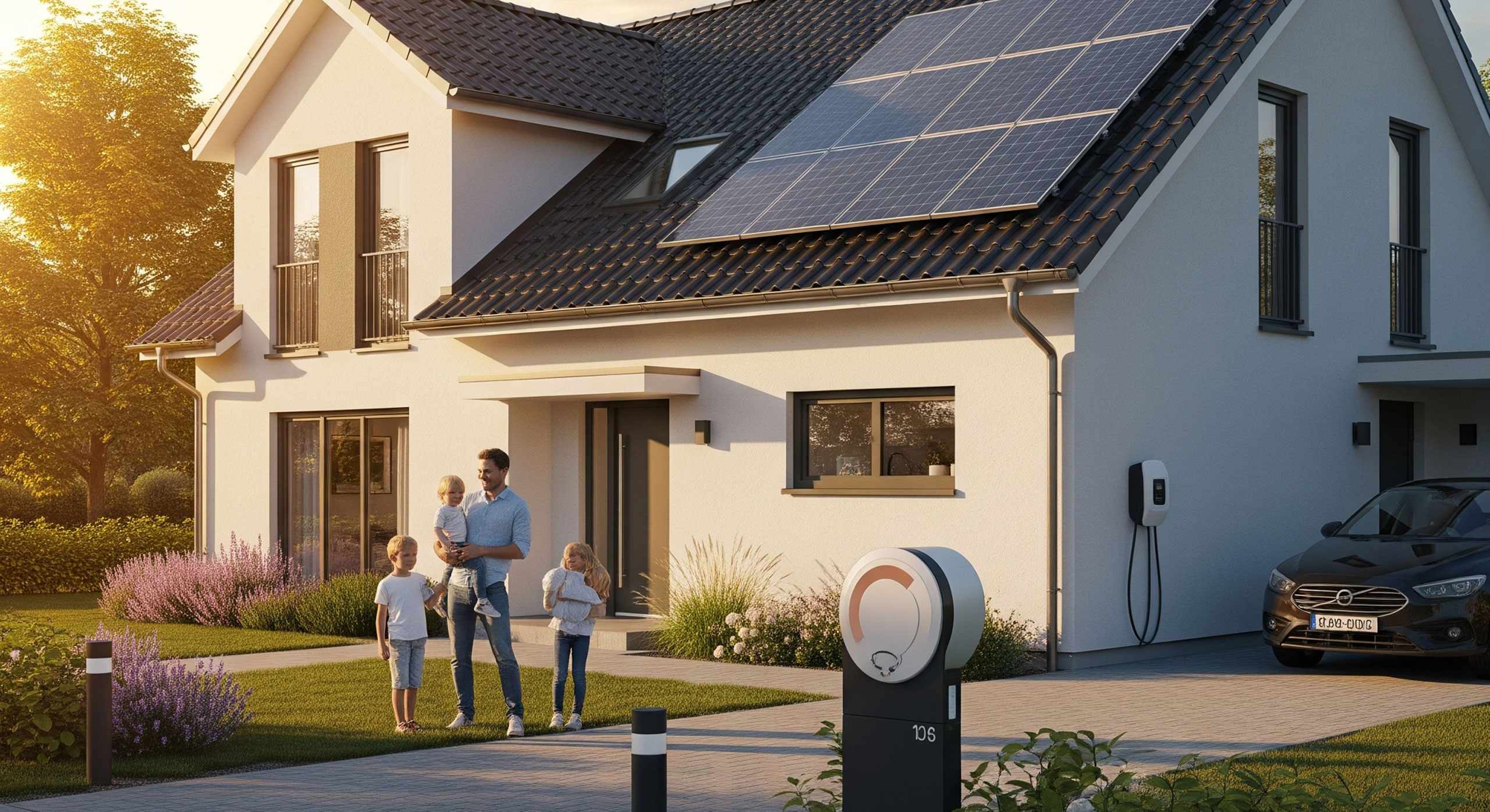 Ein Haus mit modernem Energiekonzept